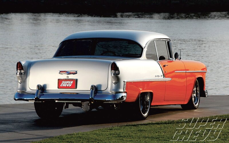 Classic Chevrolet Car — Silver, Serene