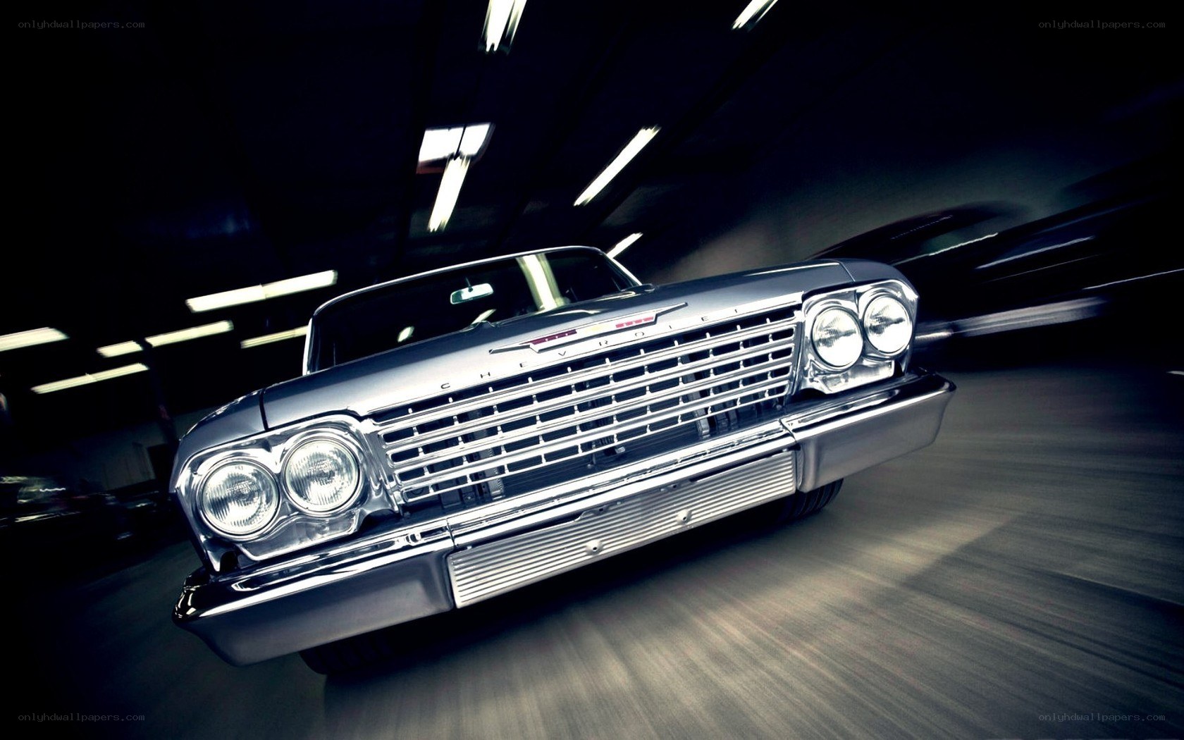 Classic Chevrolet in motion
