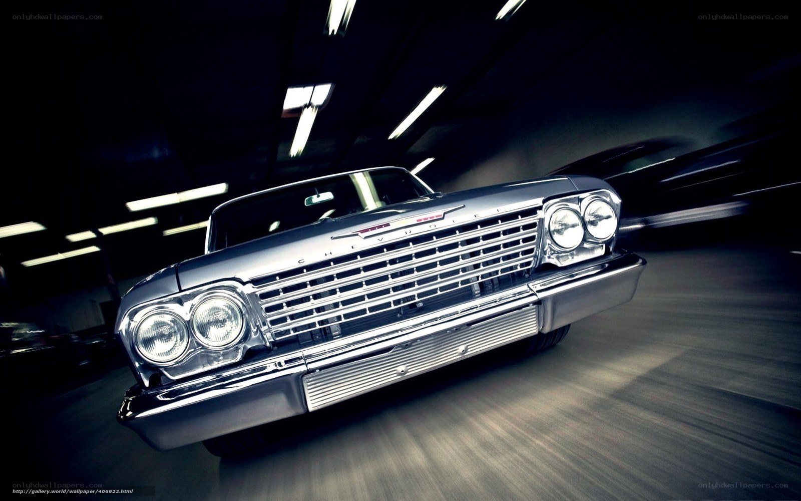 Classic Chevrolet in motion