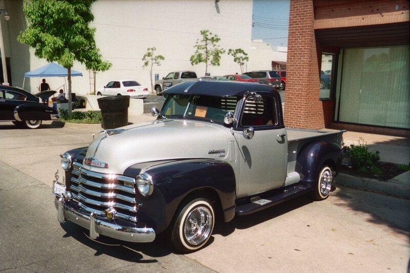 Classic Chevrolet Pickup Truck — Silver, Outdoor