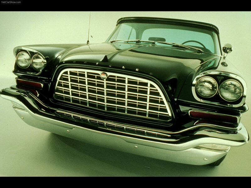 Classic Chrysler car front view