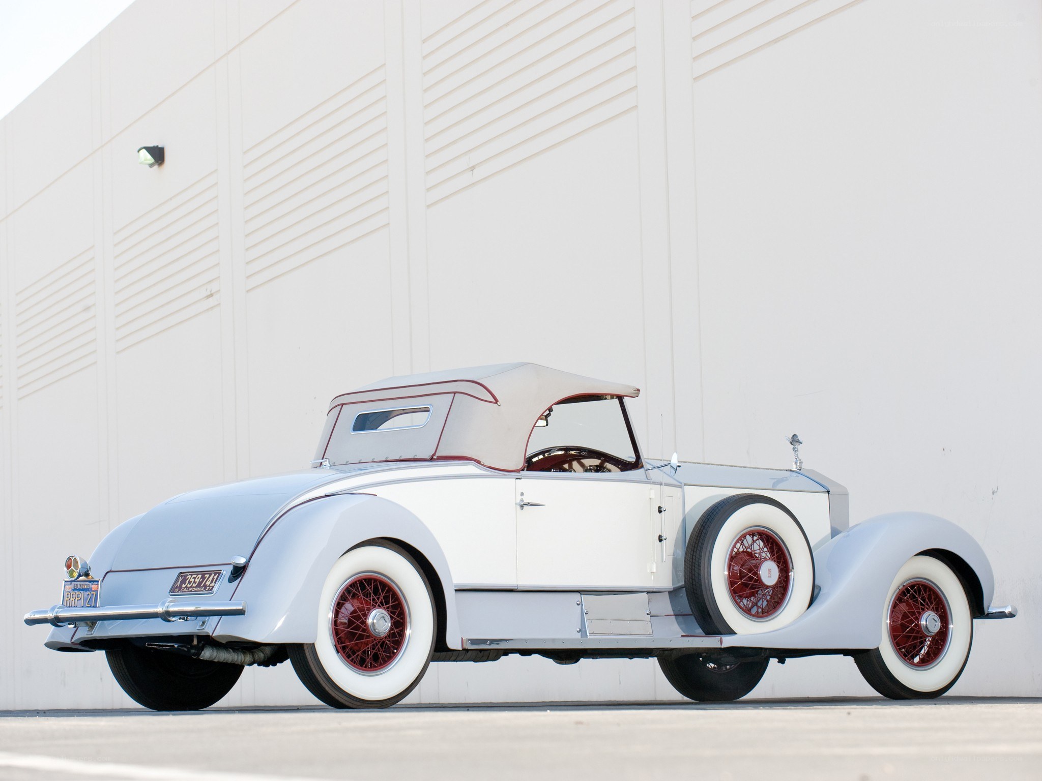 Classic convertible car