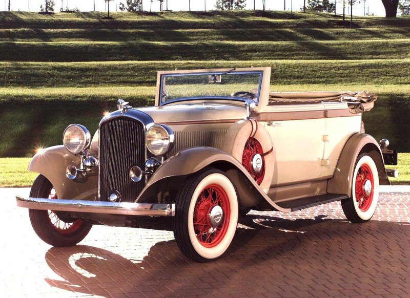 Classic convertible car