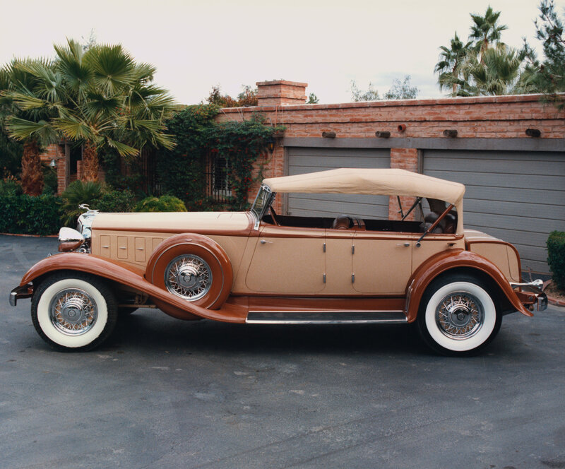 Classic convertible car