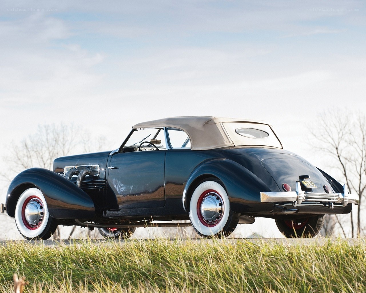 Classic convertible car