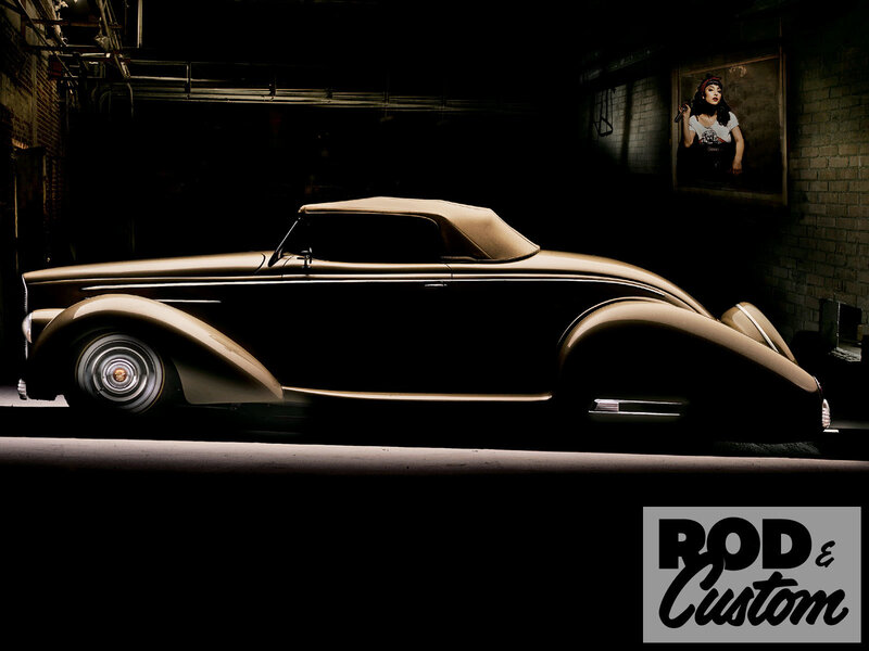 Classic Convertible Car — Black