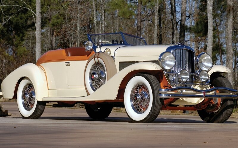 Classic Convertible Car — Cream