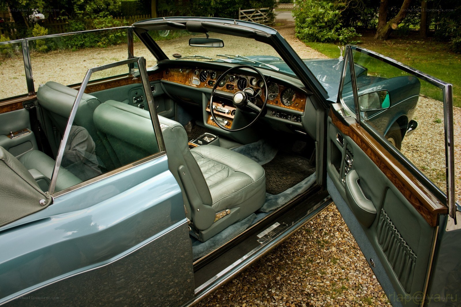 Classic convertible interior