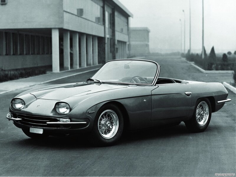 Classic convertible sports car