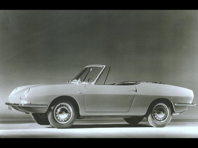 Classic convertible sports car