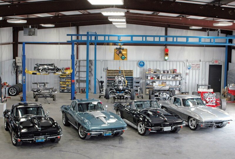 Classic Corvette Cars — Silver