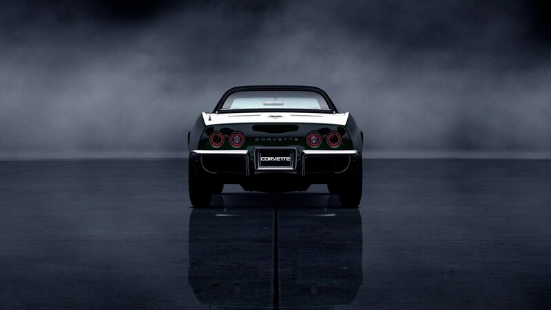 Classic Corvette rear view