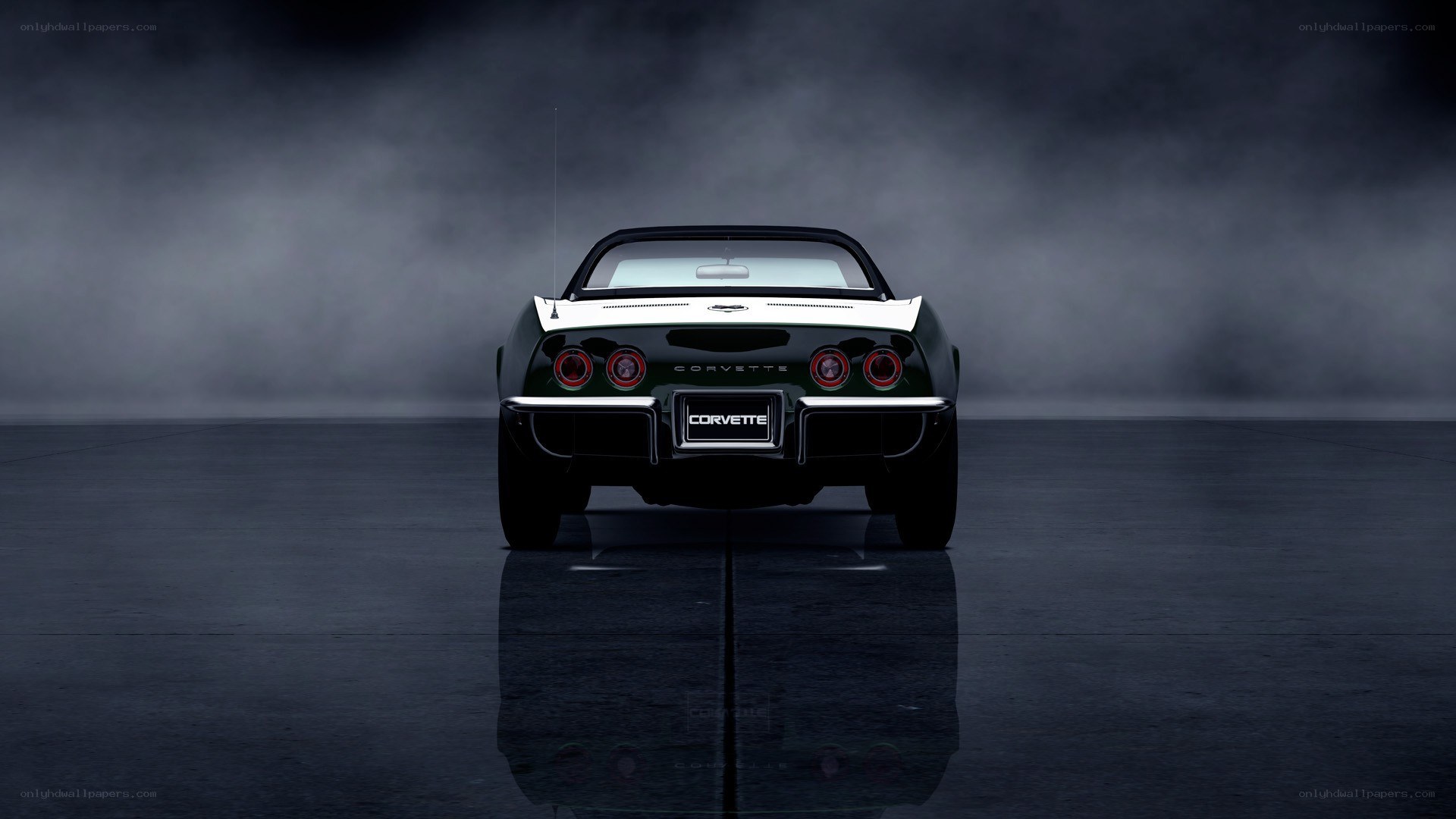 Classic Corvette rear view