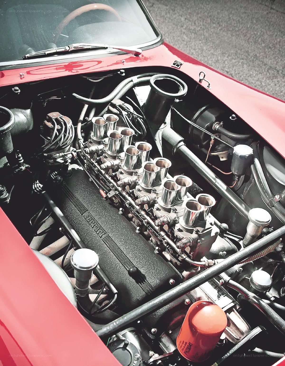 Classic Ferrari engine