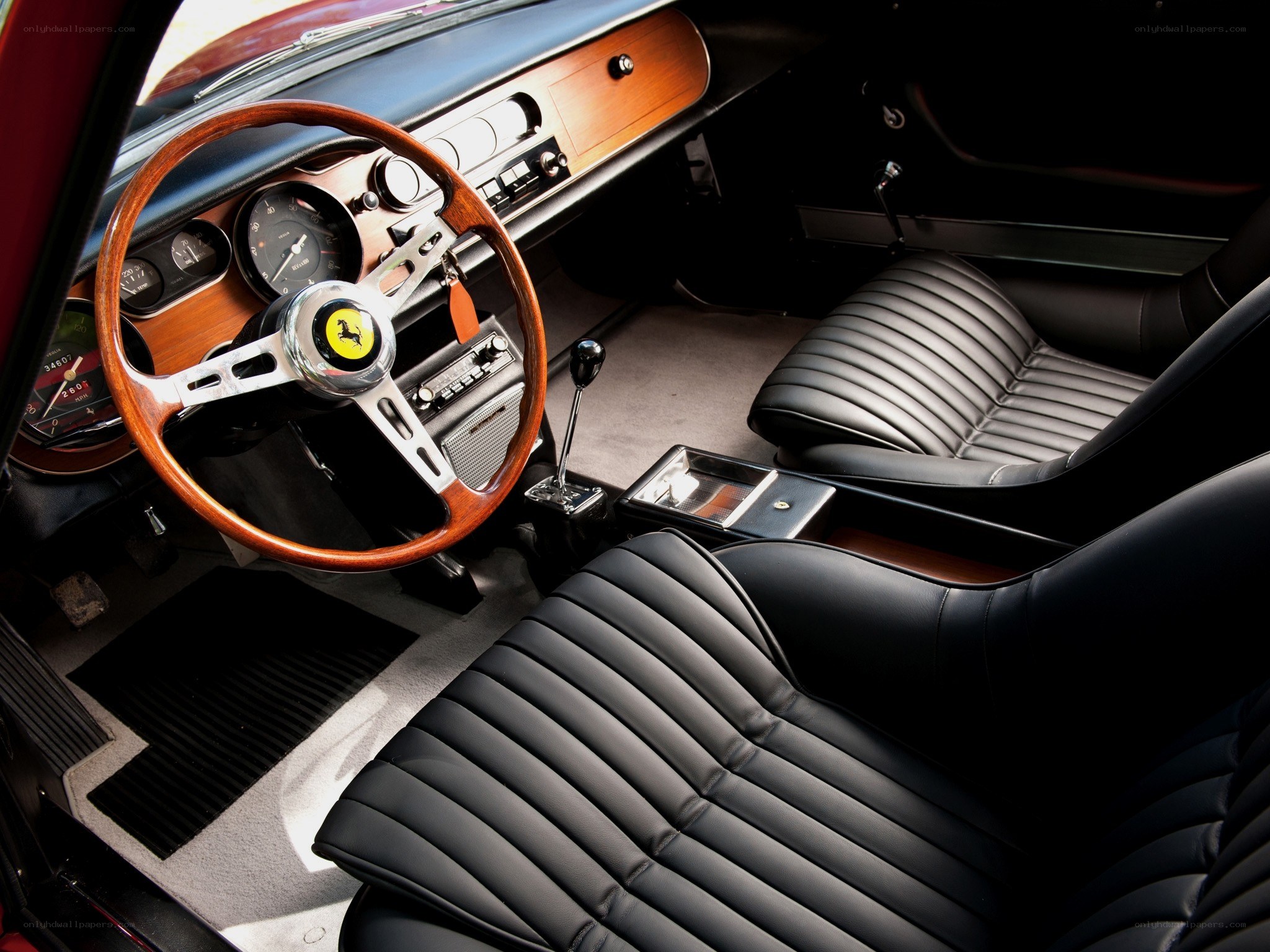 Classic Ferrari interior
