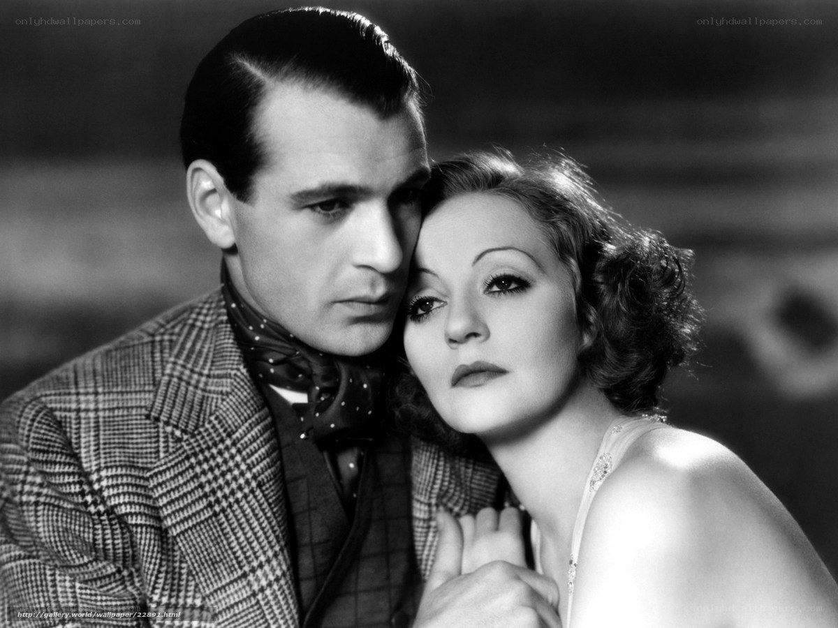 Classic film couple portrait