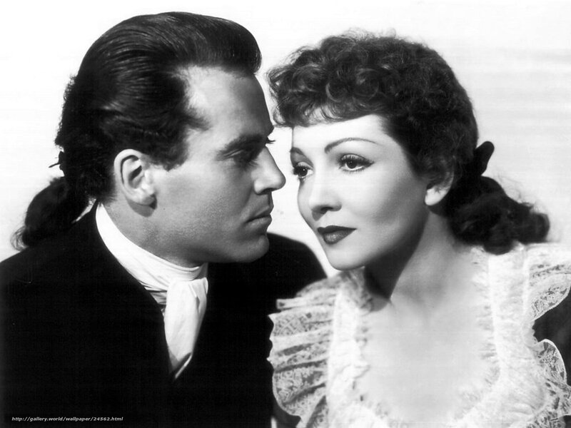 Classic film couple portrait