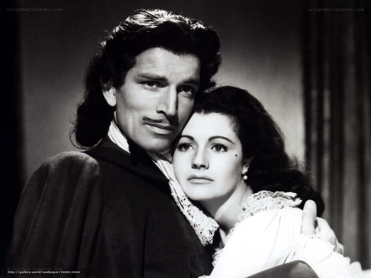 Classic film couple portrait