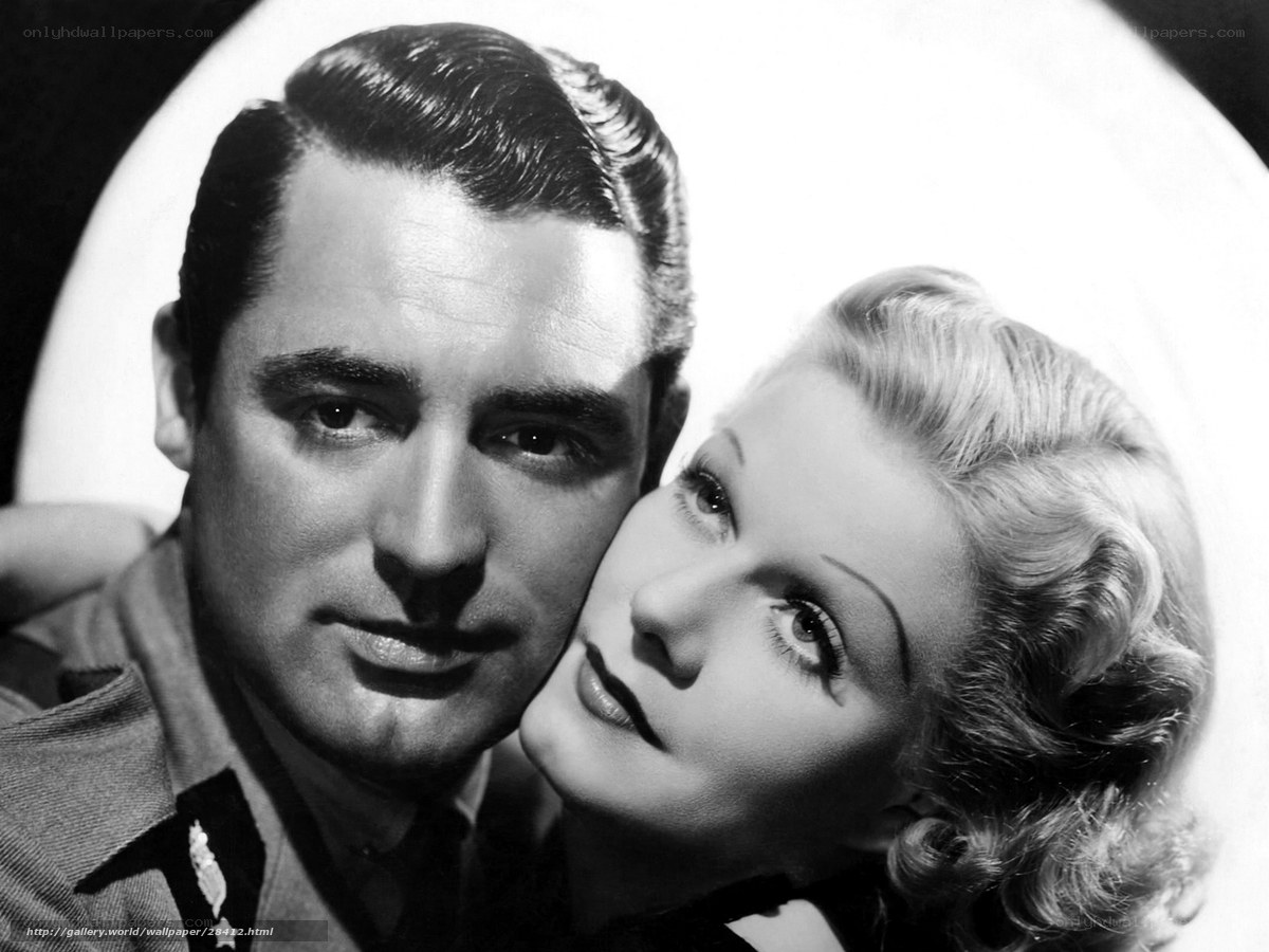 Classic film couple portrait