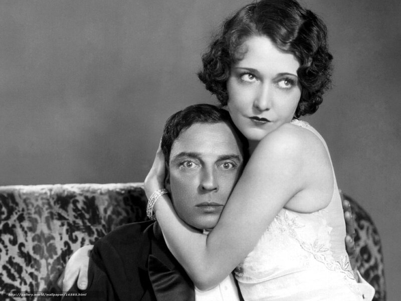 Classic film couple portrait