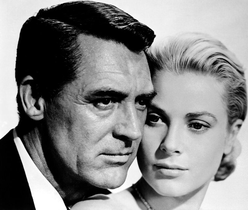 Classic film portrait of a couple