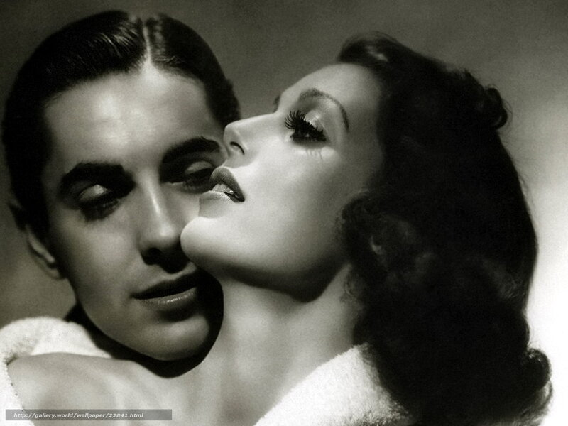 Classic film portrait of couple