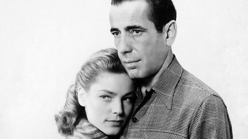 classic film portrait of couple