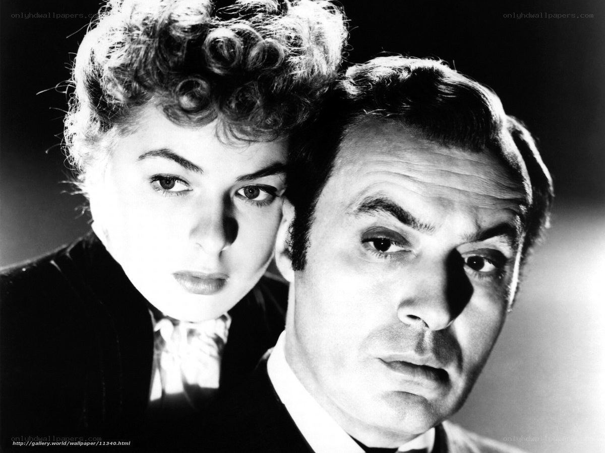 Classic film portrait of two actors