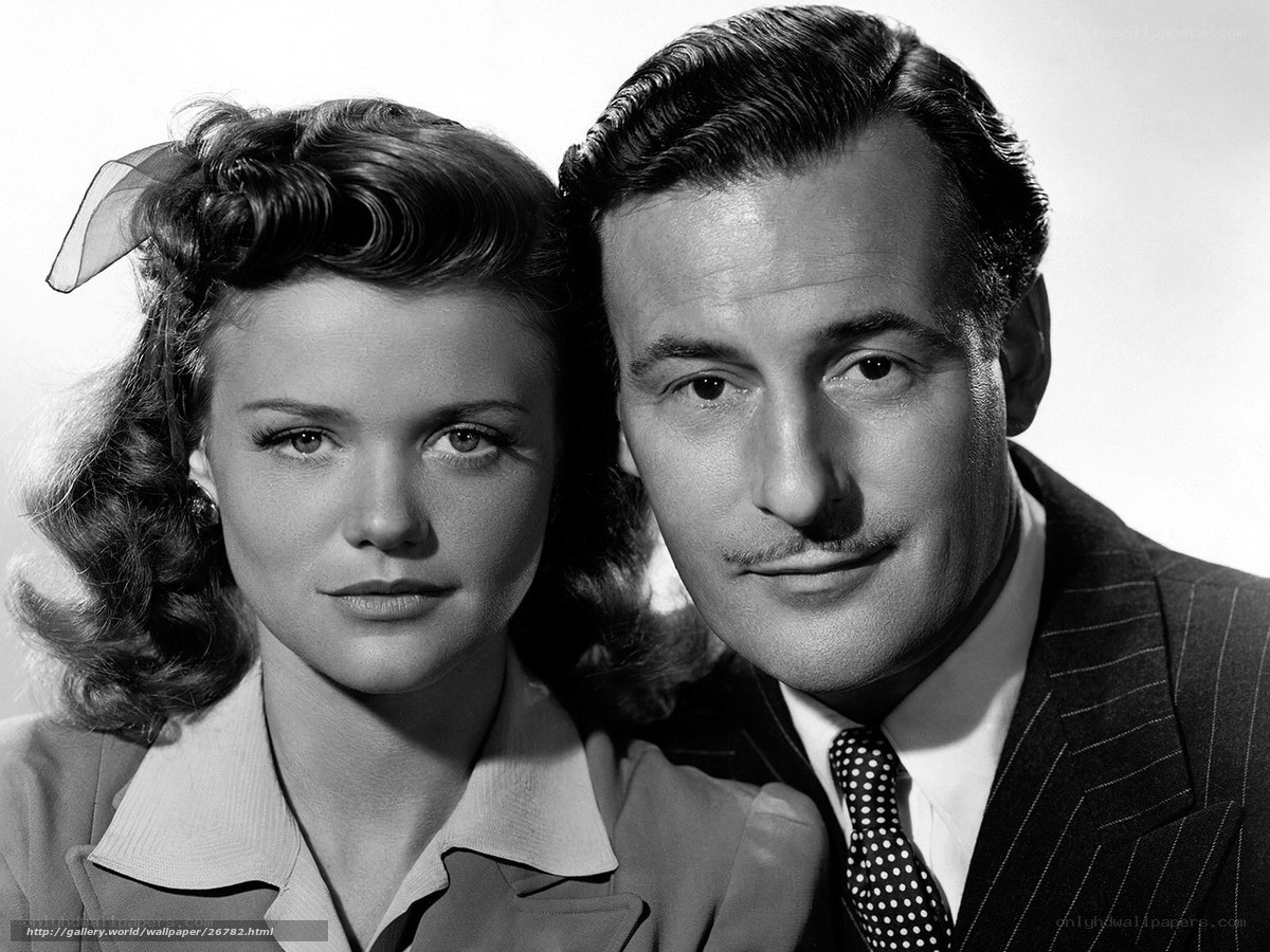 Classic film star portrait