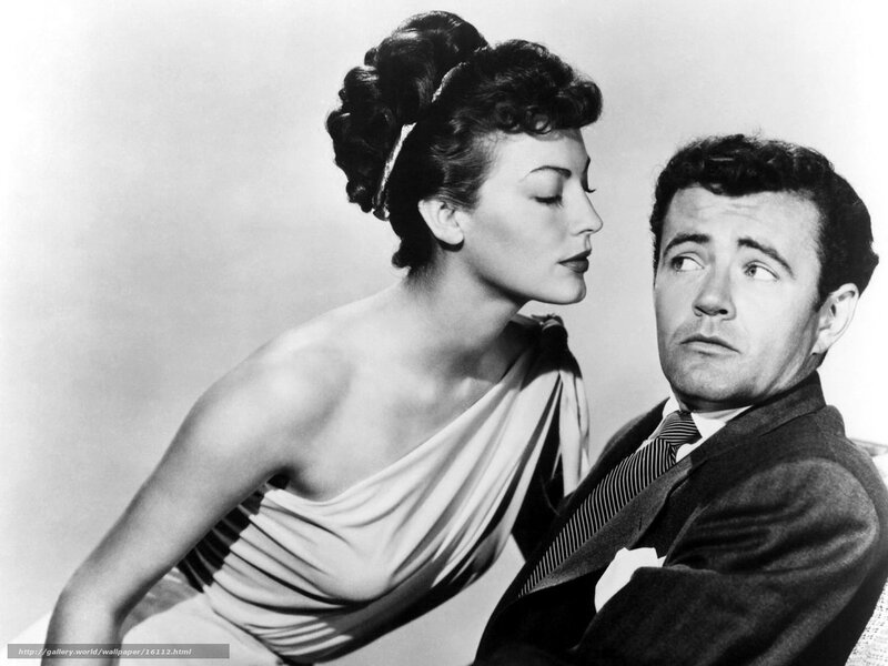 Classic film still of a couple