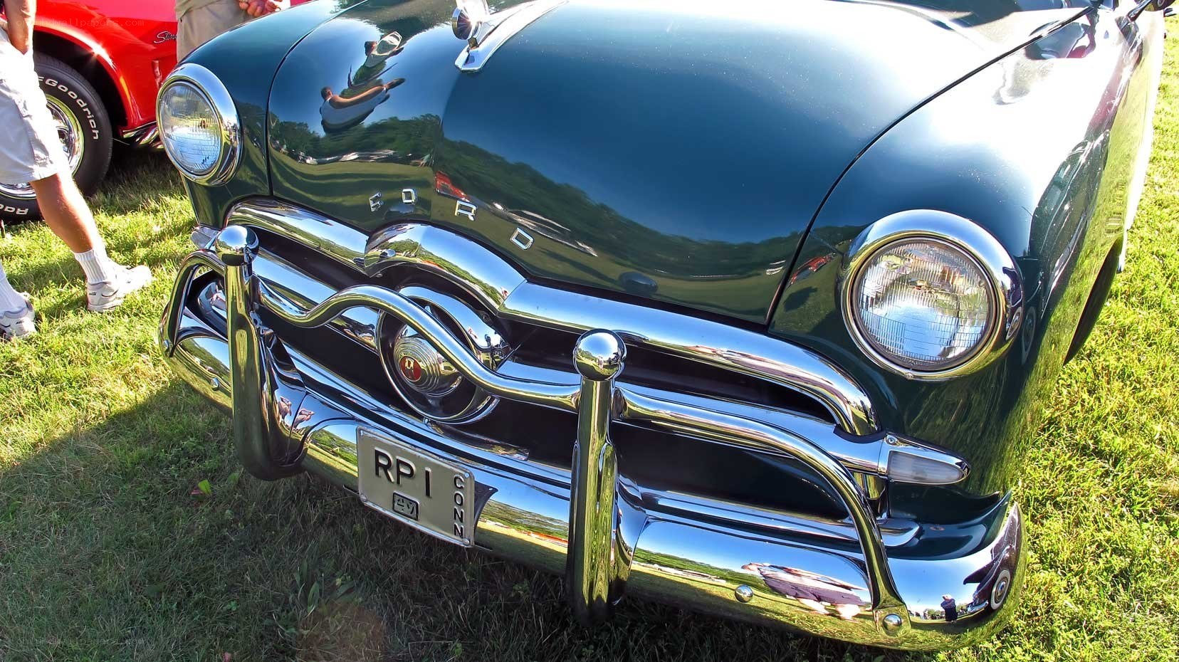 Classic Ford car at a show