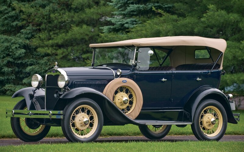 Classic Ford Model A convertible