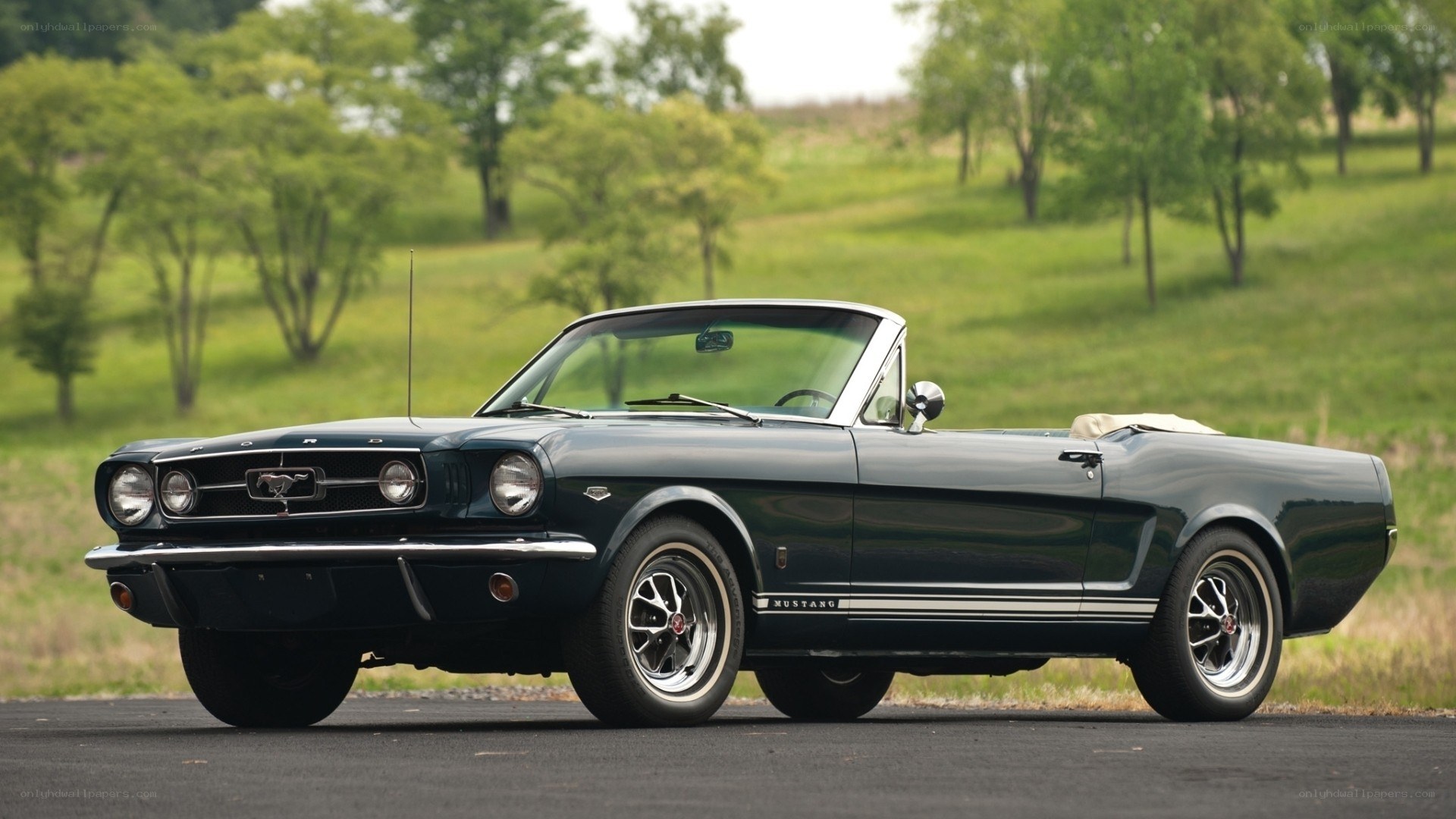 Classic Ford Mustang convertible