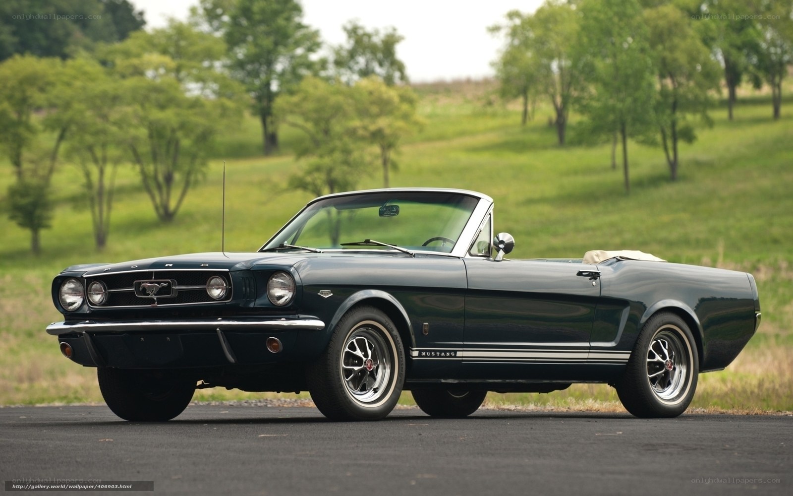 Classic Ford Mustang convertible