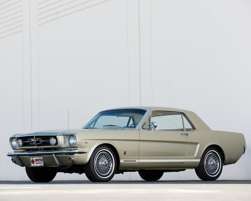 Classic Ford Mustang coupe