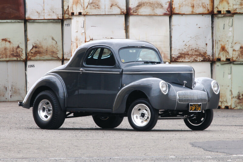 Classic Gray Coupe Car
