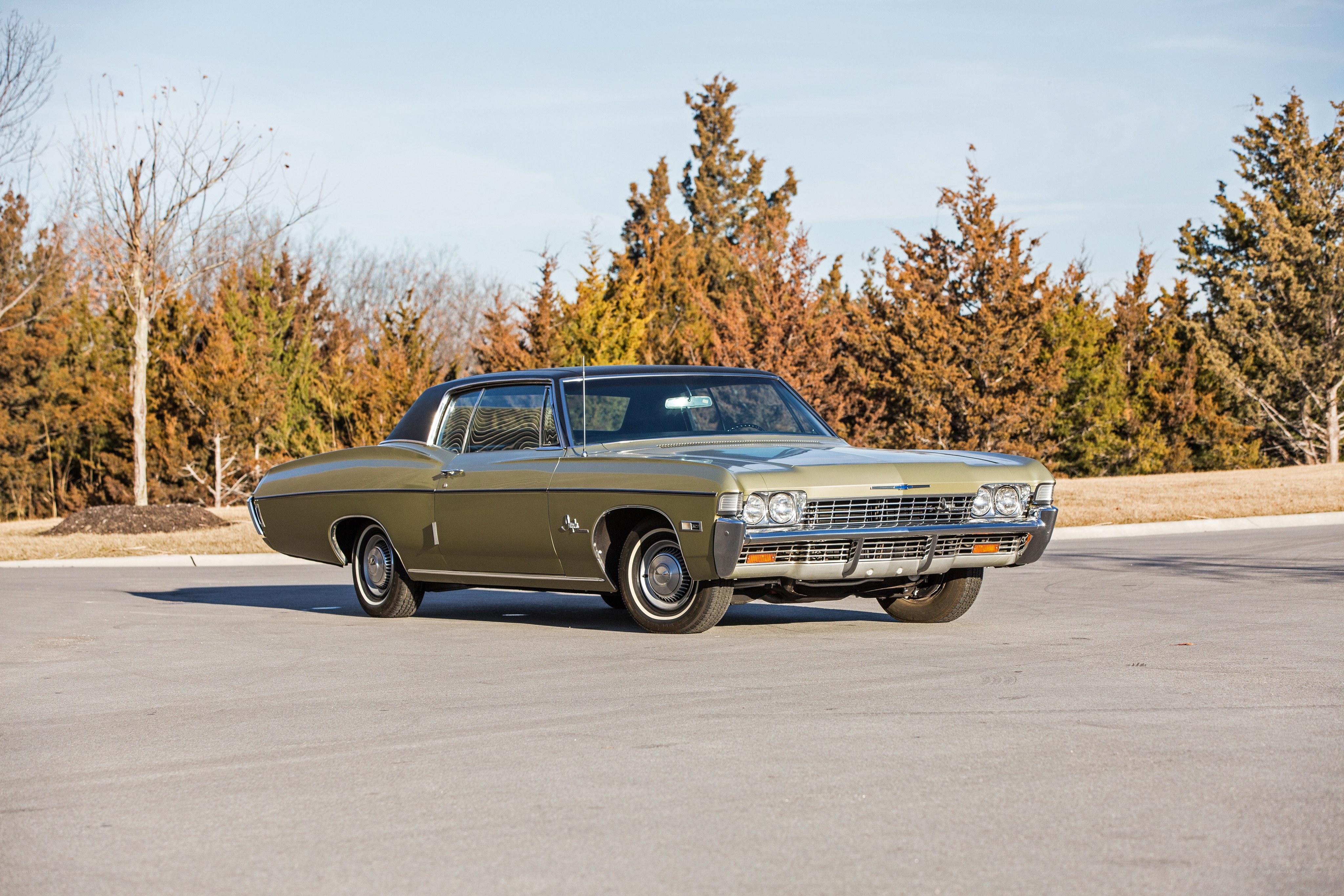 Classic green Chevrolet Caprice