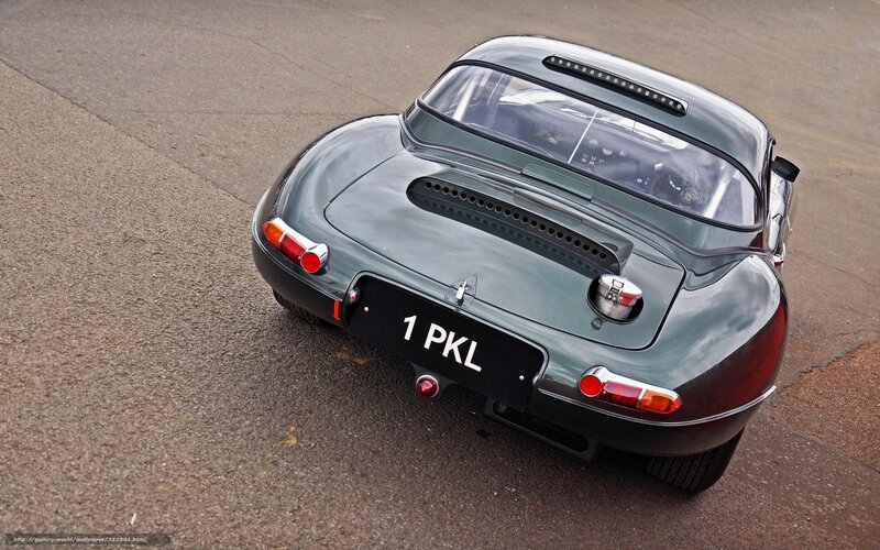 Classic green sports car