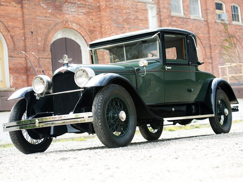 Classic green vintage car