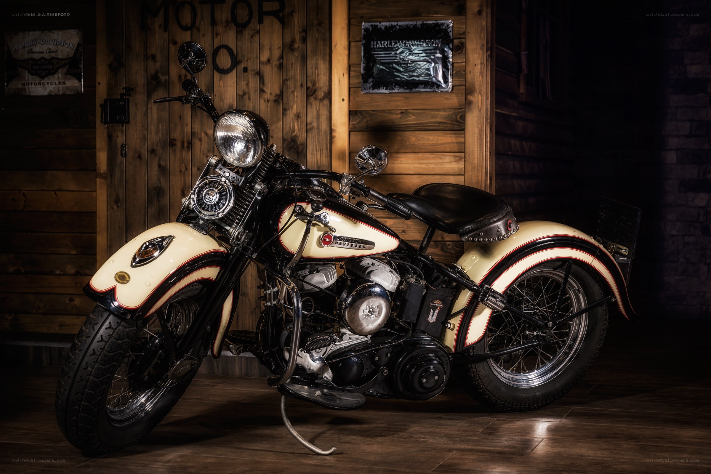Classic Harley-Davidson motorcycle