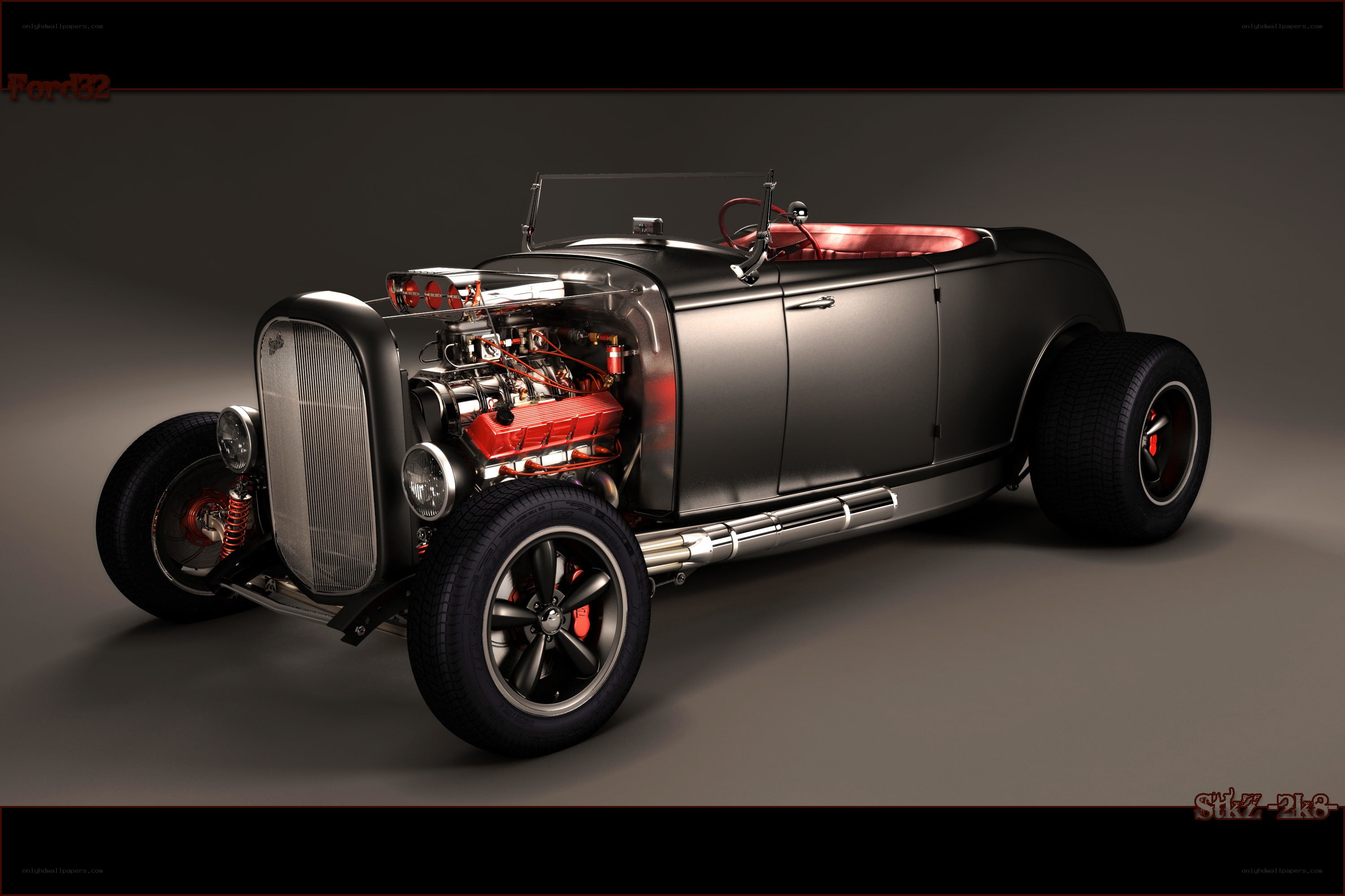 Classic hot rod car