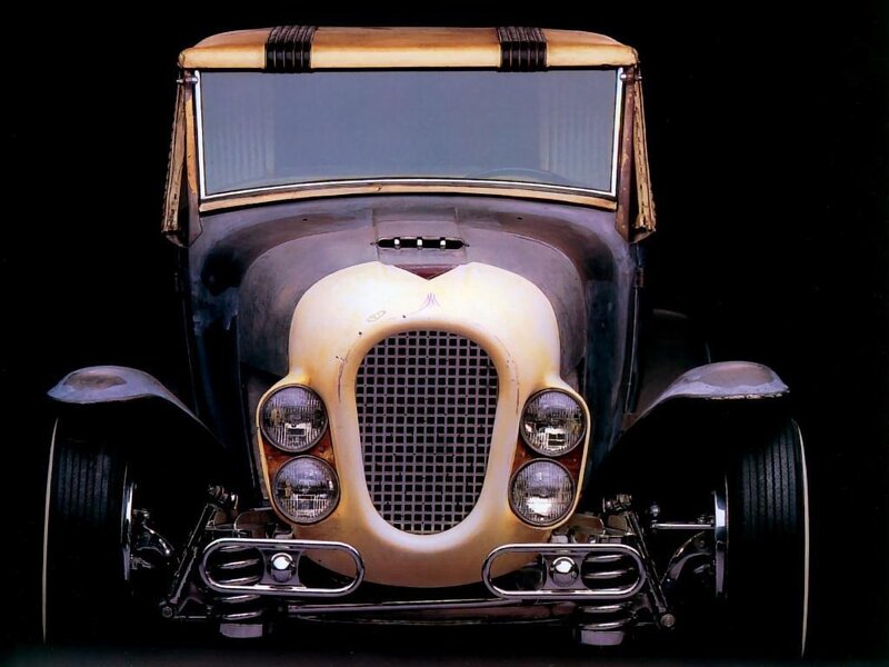 Classic Hot Rod Car — Black