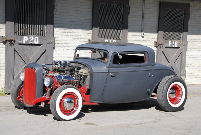 Classic Hot Rod Car — Gray