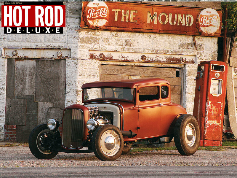 Classic Hot Rod Car — Red