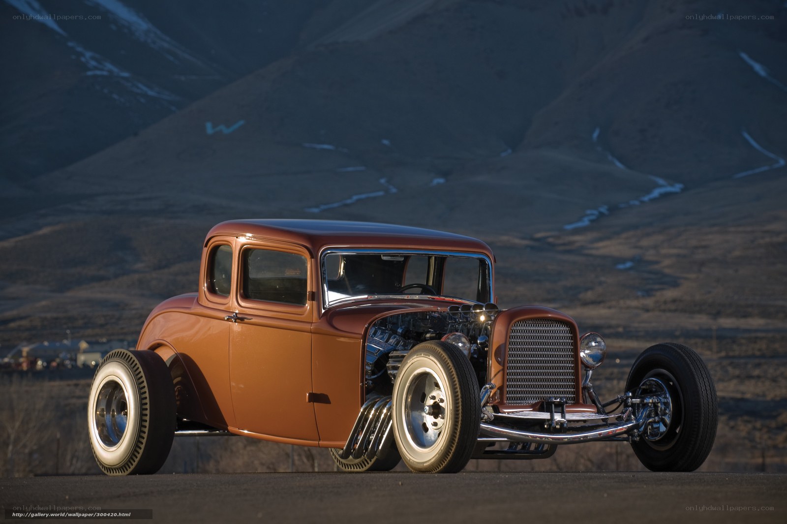 Classic hot rod car