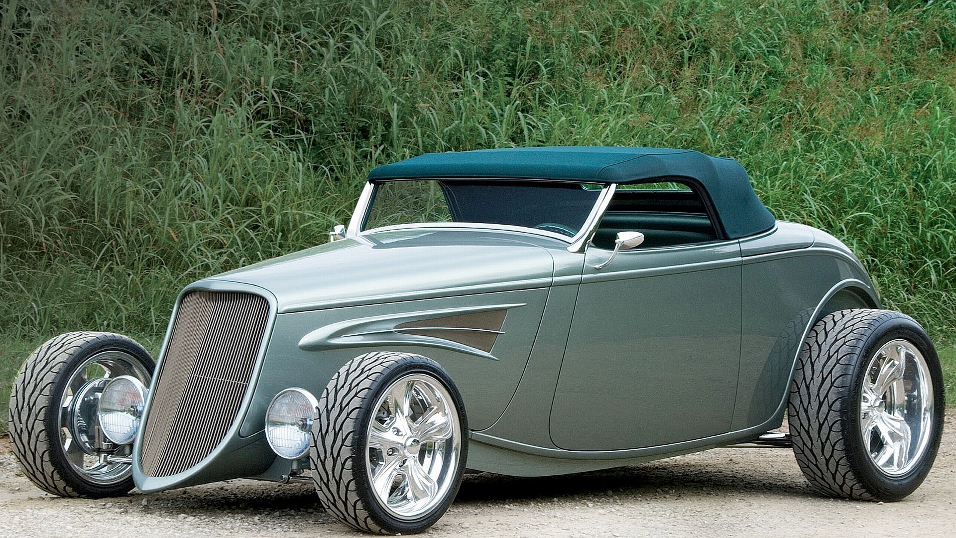 classic hot rod convertible