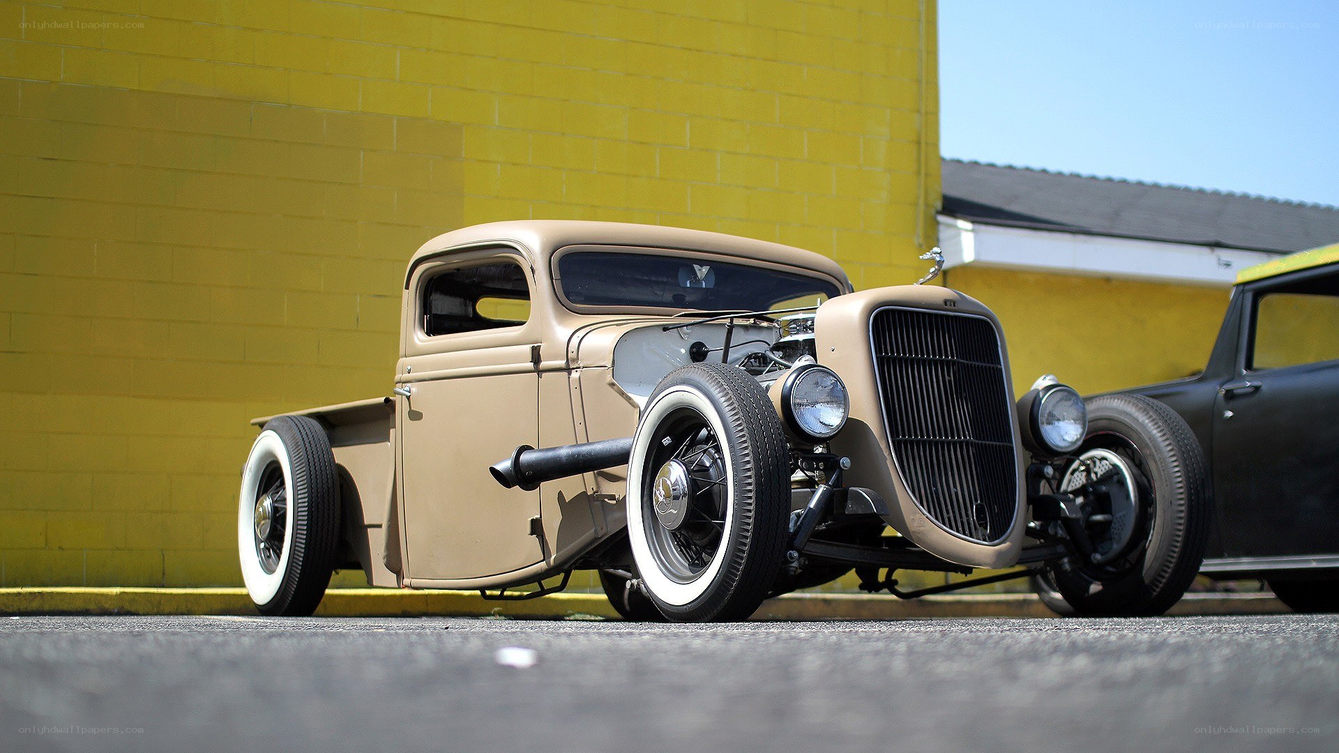 classic hot rod pickup truck