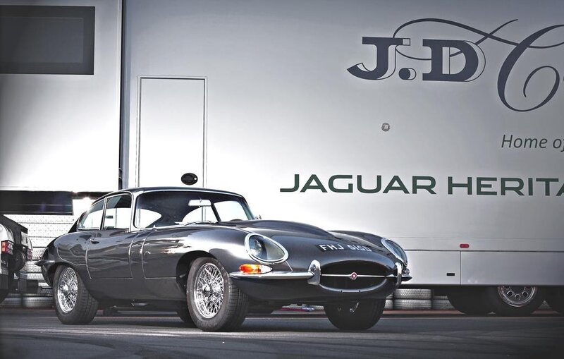 Classic Jaguar E-Type car