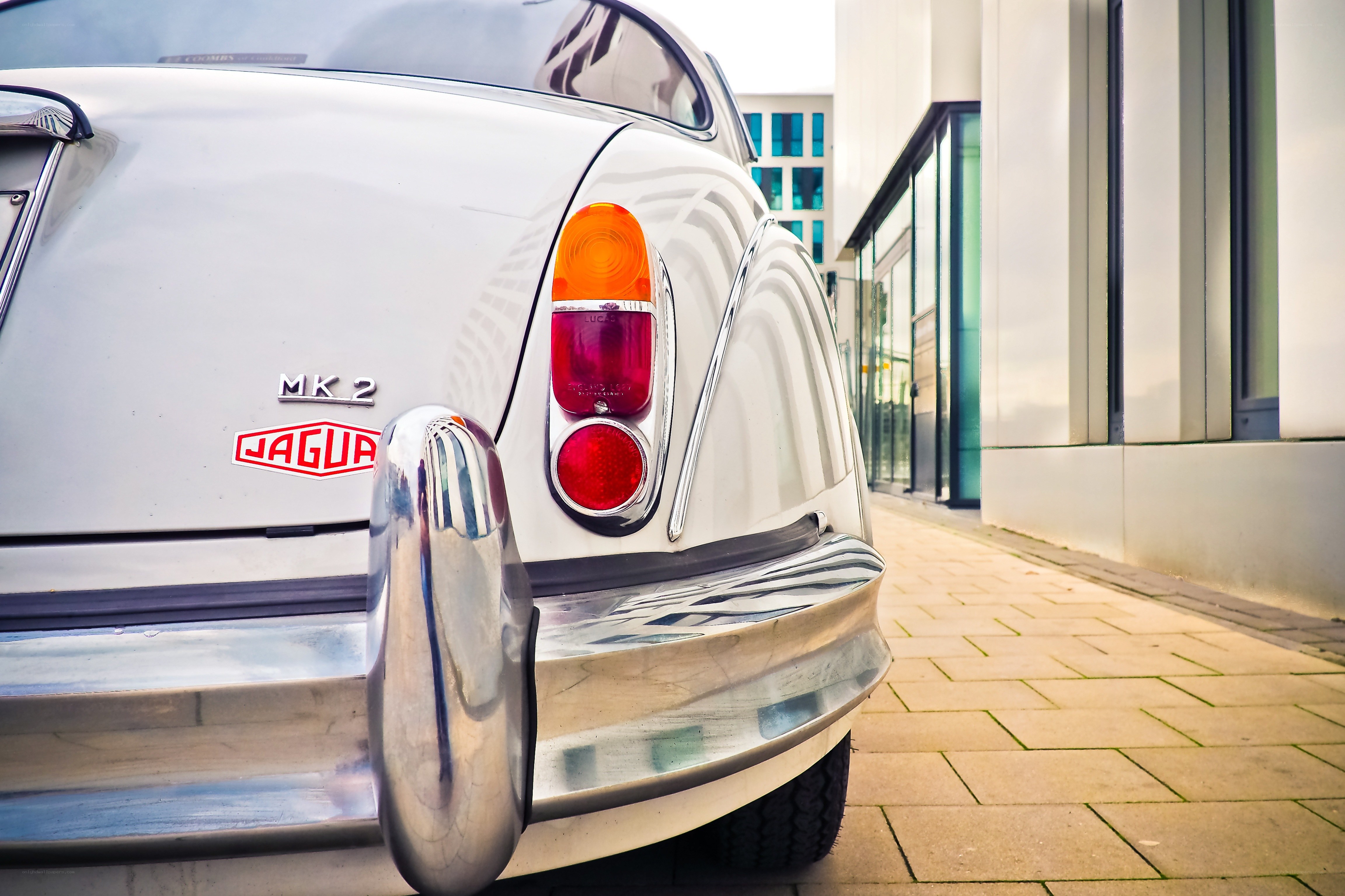 Classic Jaguar MK2 rear view