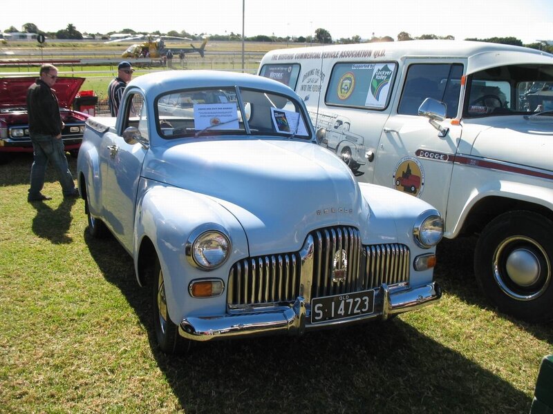 Classic light blue Holden pickup